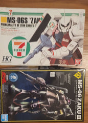 7/11 HG Zaku + HG Zaku II Real Type Bundle