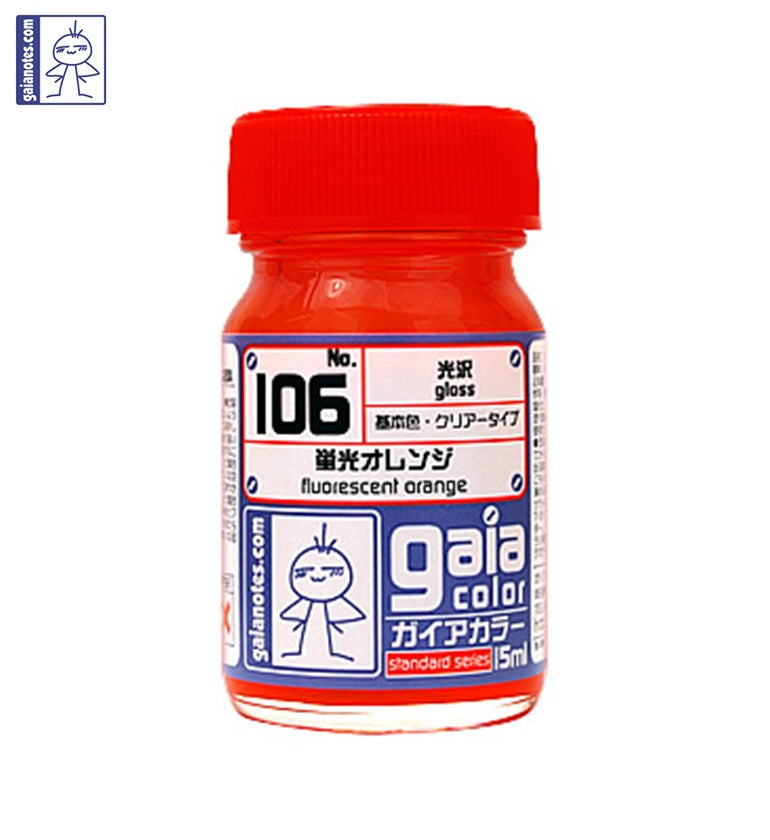 Gaia Flourescence Color 106 Flourescent Orange