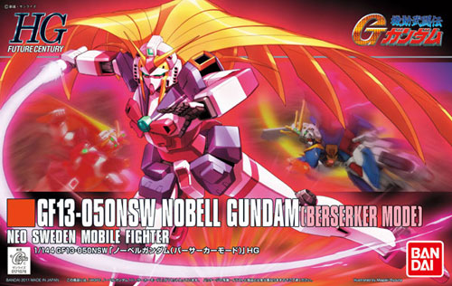 HG GF13-050NSW Nobell Gundam (Berserker Mode)