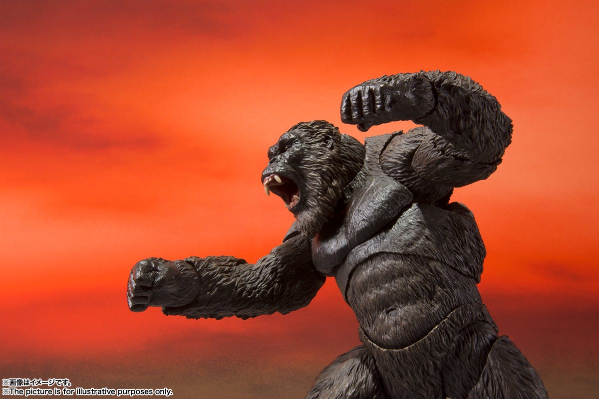 Pre-Order Bandai Spirits S.H Monsterarts Kong From Movie [Godzilla vs Kong] 2021