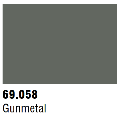 Vallejo Mecha Metallic 69.058 - Gun Metal