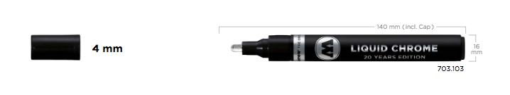 Molotow Liquid Chrome 4mm Tip
