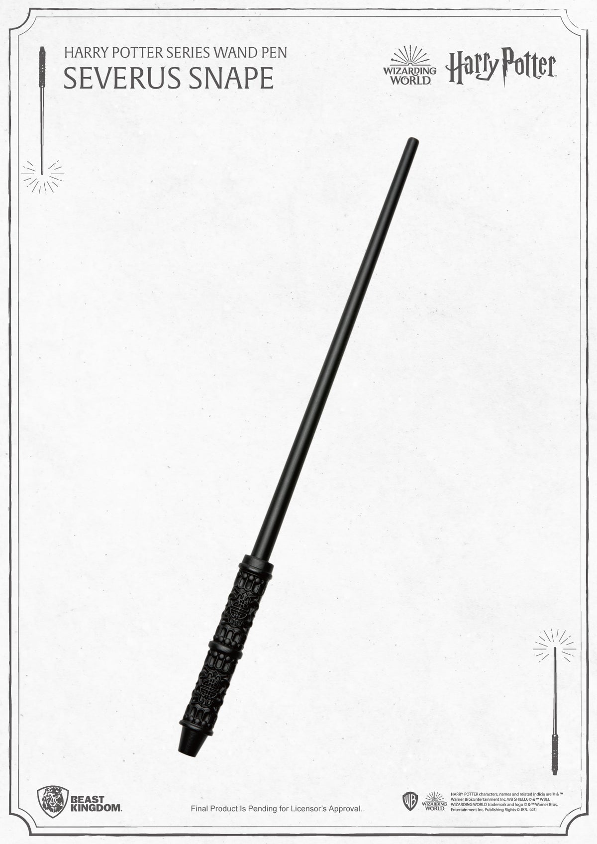 Pre-Order Harry Potter Series Wand Pen - Severus Snape