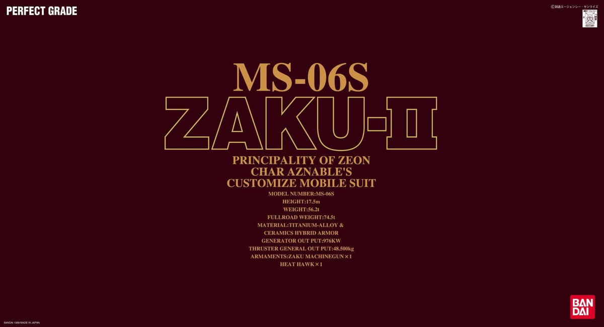 PG MS-06S Char's Zaku II