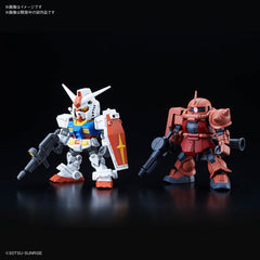 SDCS RX-78-2 Gundam & Char's Zaku II