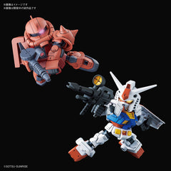 SDCS RX-78-2 Gundam & Char's Zaku II