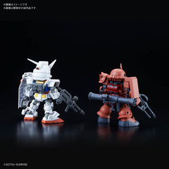 SDCS RX-78-2 Gundam & Char's Zaku II