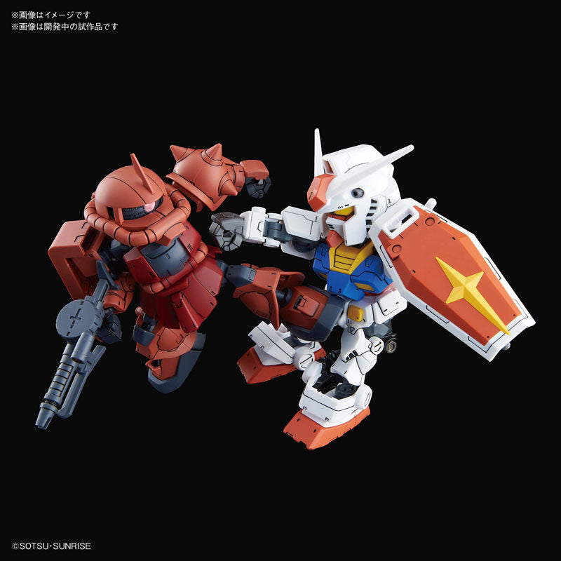 SDCS RX-78-2 Gundam & Char's Zaku II