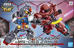 SDCS RX-78-2 Gundam & Char's Zaku II