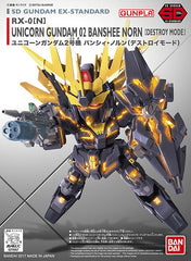 SD Gundam EX-Standard Unicorn Gundam 02 Banshee Norm (Destroy Mode)