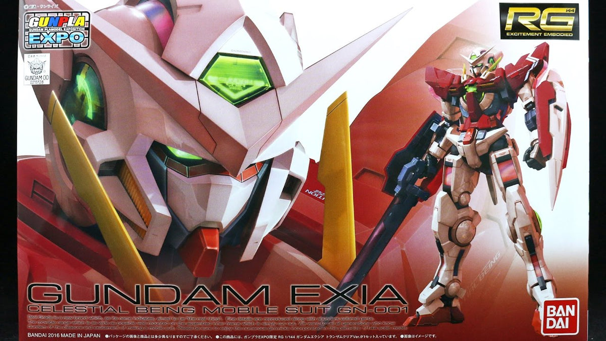 RG Gundam Exia Transam Mode Clear Ver. Gunpla Expo